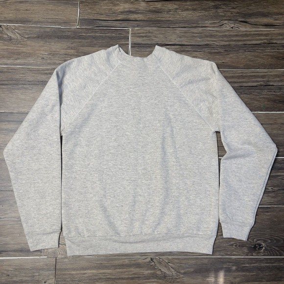 Sweat Vintage Discus Athletic Tultex – Homme XL, Blanc, USA Années 90
